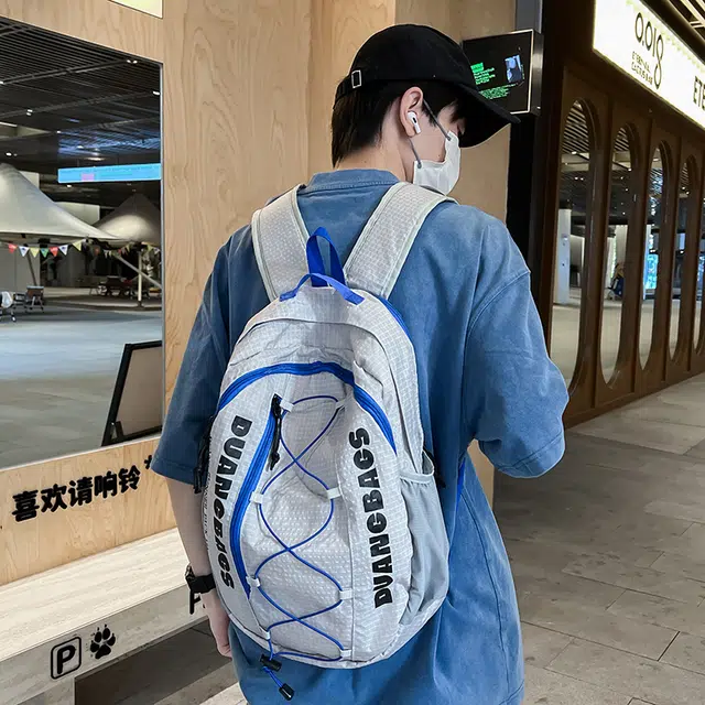 泰迪珍藏 轻便机能运动旅行休闲大容量书包 尼龙布 双肩包 男女同款情侣款 多色