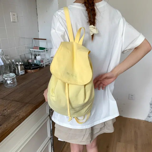泰迪珍藏 简约文艺学院风 帆布 双肩包 女款 多色