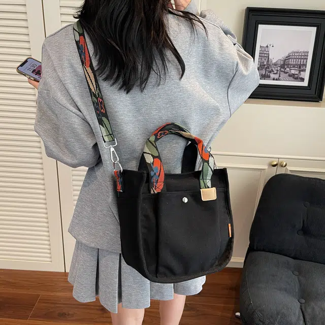 泰迪珍藏 托特包时尚简约百搭 布 单肩斜挎手提包 常规 女款 多色