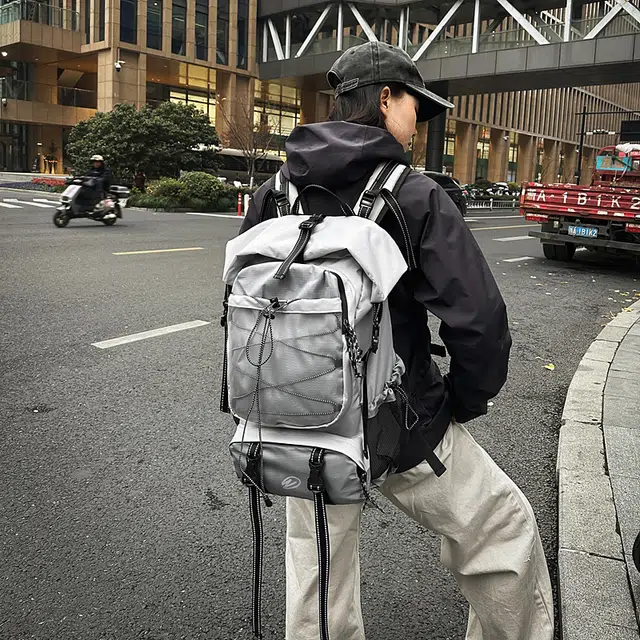 泰迪珍藏 大容量多功能轻便 尼龙 双肩包 常规 男款 多色