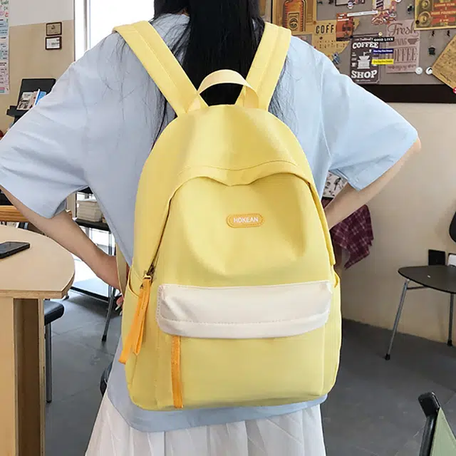 泰迪珍藏 日系简约学院风百搭韩版旅行背包 尼龙 双肩包 常规 女款 多色