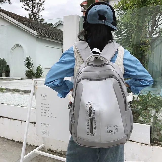 泰迪珍藏 日系高颜值书包大容量轻便背包电脑包 尼龙 双肩包 常规 女款 多色