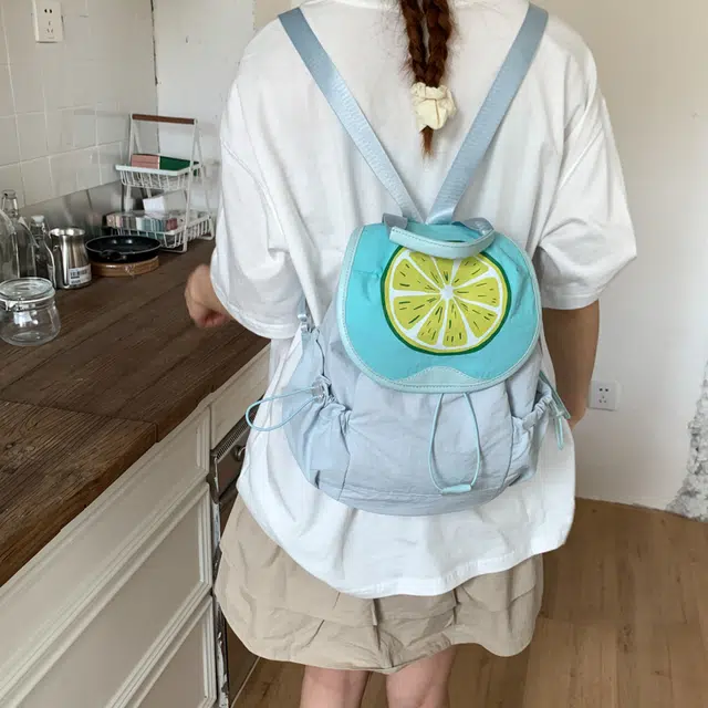 泰迪珍藏 简约百搭可爱水果轻便 尼龙 背包双肩包 女款 多色