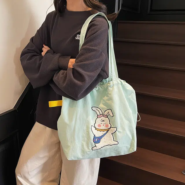 泰迪珍藏 小众设计时尚可爱通勤包托特包 布 单肩包 常规 女款 多色