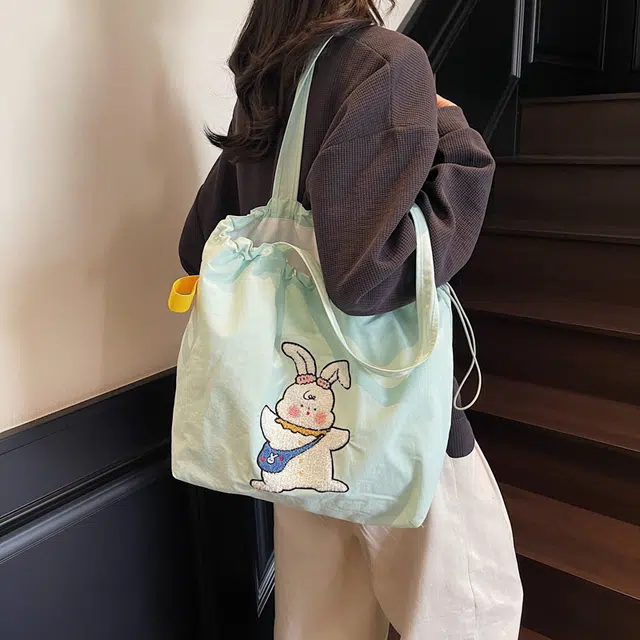 泰迪珍藏 小众设计时尚可爱通勤包托特包 布 单肩包 常规 女款 多色