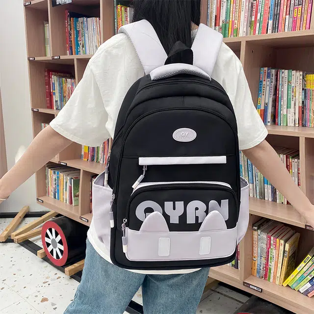 泰迪珍藏 可爱猫耳朵卡通 尼龙 双肩包 女款 多色