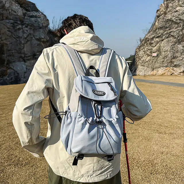 泰迪珍藏 日系休闲运动小背包防水旅行 尼龙 双肩包 男女同款情侣款 多色