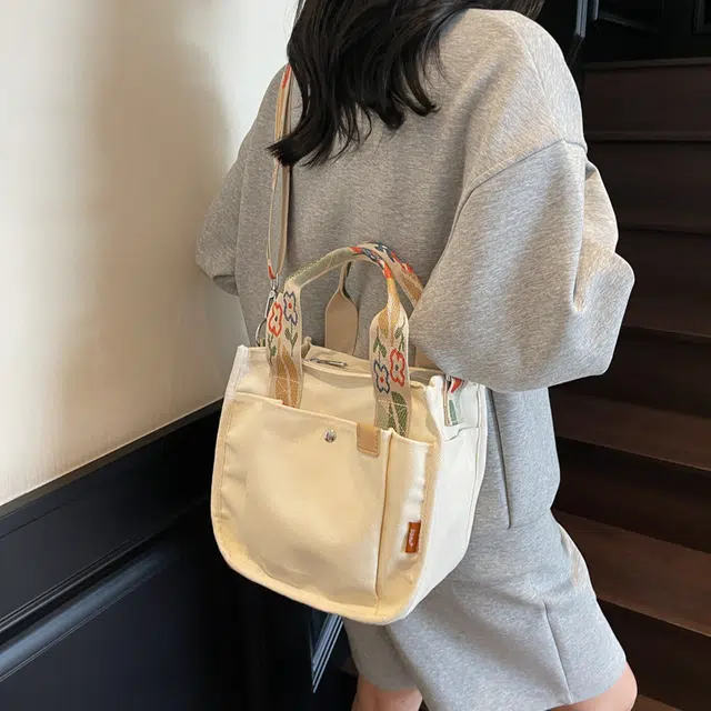 泰迪珍藏 托特包时尚简约百搭 布 单肩斜挎手提包 常规 女款 多色