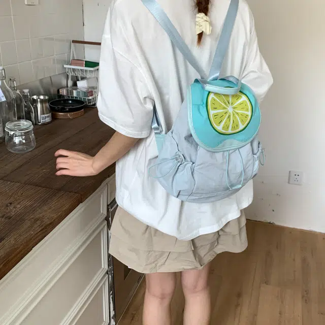 泰迪珍藏 简约百搭可爱水果轻便 尼龙 背包双肩包 女款 多色