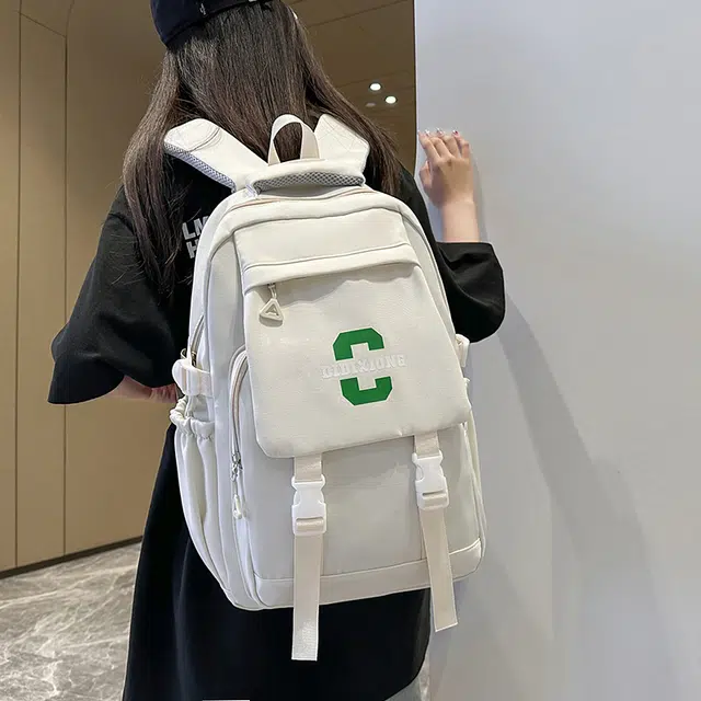 泰迪珍藏 经典复古休闲百搭 尼龙 双肩包 常规 男女同款情侣款 多色