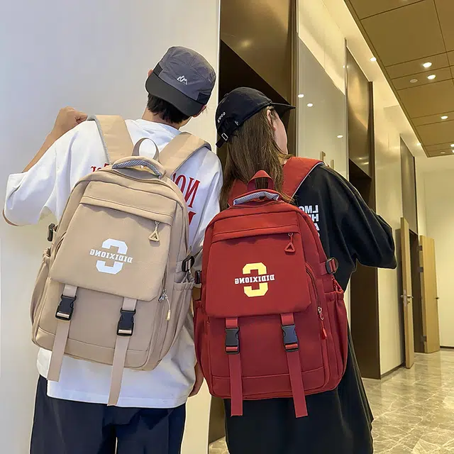 泰迪珍藏 经典复古休闲百搭 尼龙 双肩包 常规 男女同款情侣款 多色