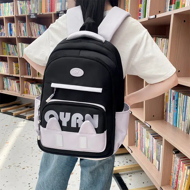 泰迪珍藏 可爱猫耳朵卡通 尼龙 双肩包 女款 多色