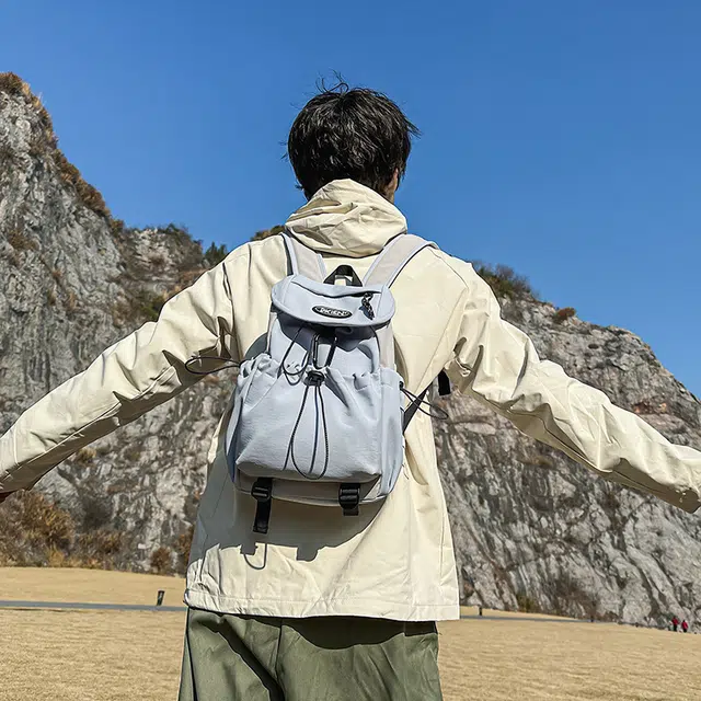 泰迪珍藏 日系休闲运动小背包防水旅行 尼龙 双肩包 男女同款情侣款 多色