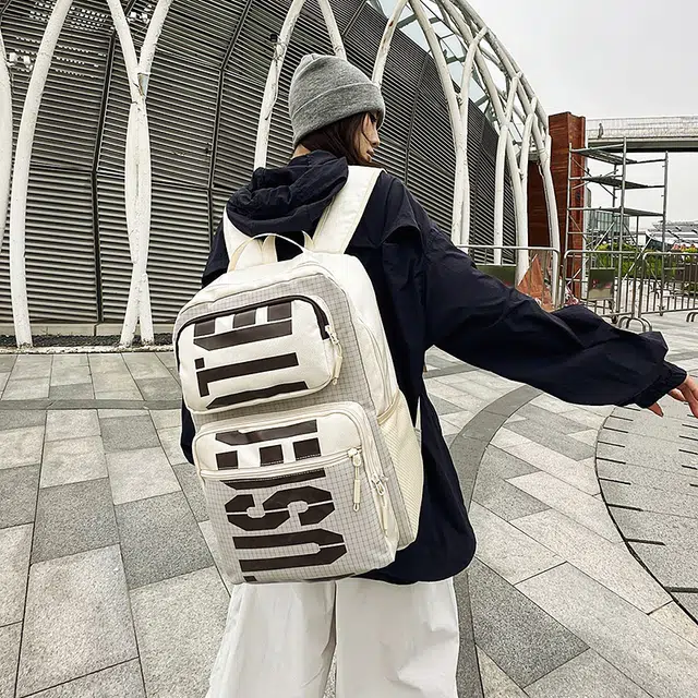 泰迪珍藏 简约百搭多口袋大容量 尼龙 双肩包 男女同款情侣款 多色