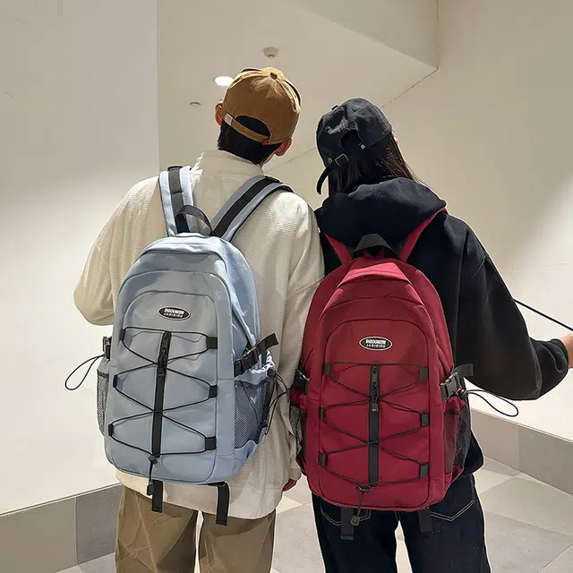 泰迪珍藏 大容量旅行多功能百搭 尼龙 双肩包 男女同款情侣款 多色