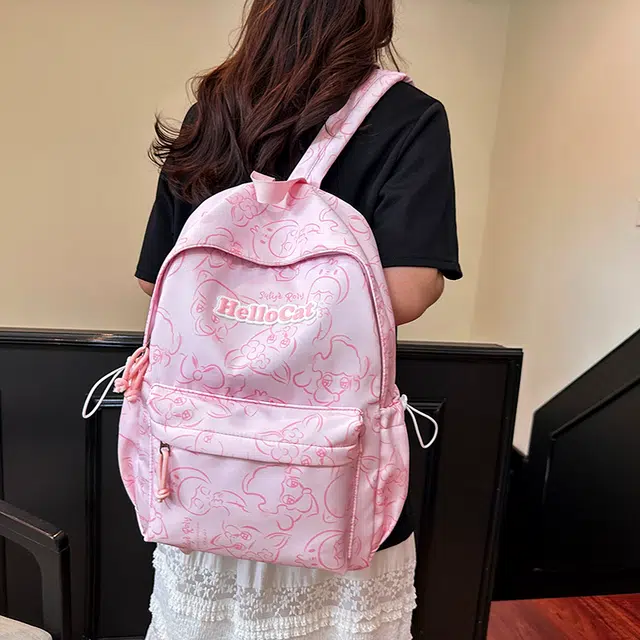 泰迪珍藏 大容量书包轻便旅行背包 尼龙 双肩包 常规 女款 多色
