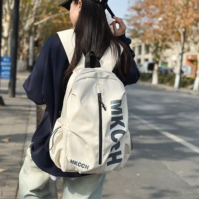 泰迪珍藏 字母印花日系休闲初高中大学生大容量轻便书包 尼龙 双肩包 男女同款情侣款 多色