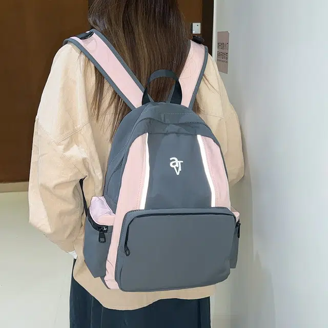 泰迪珍藏 山系复古百搭少女高中初中旅行背包 复合布 双肩包 女款 多色