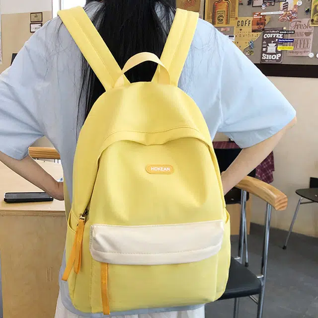 泰迪珍藏 日系简约学院风百搭韩版旅行背包 尼龙 双肩包 常规 女款 多色