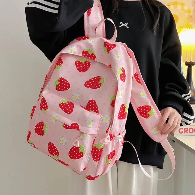 泰迪珍藏 时尚可爱印花百搭高颜值 尼龙 双肩包 女款 多色