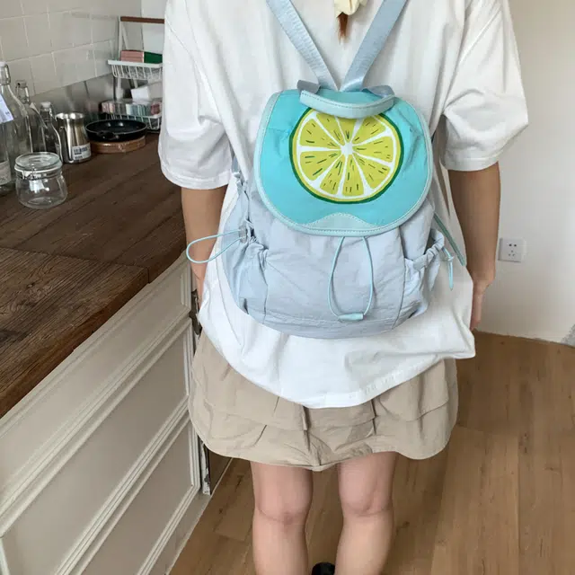 泰迪珍藏 简约百搭可爱水果轻便 尼龙 背包双肩包 女款 多色
