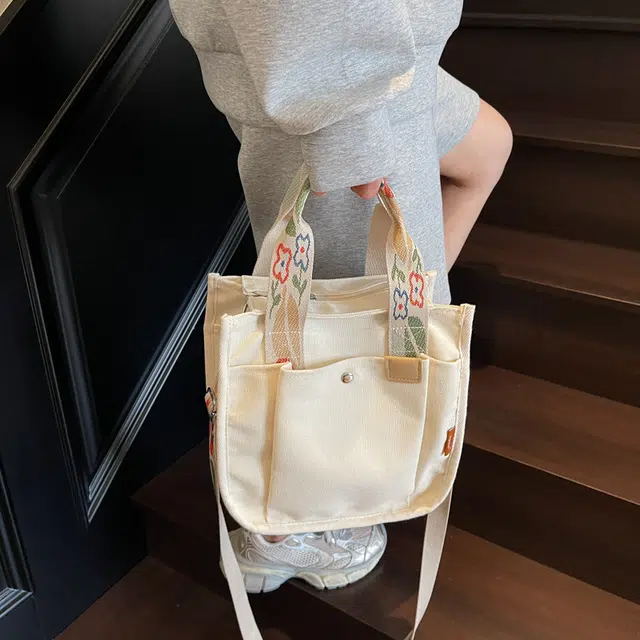 泰迪珍藏 托特包时尚简约百搭 布 单肩斜挎手提包 常规 女款 多色