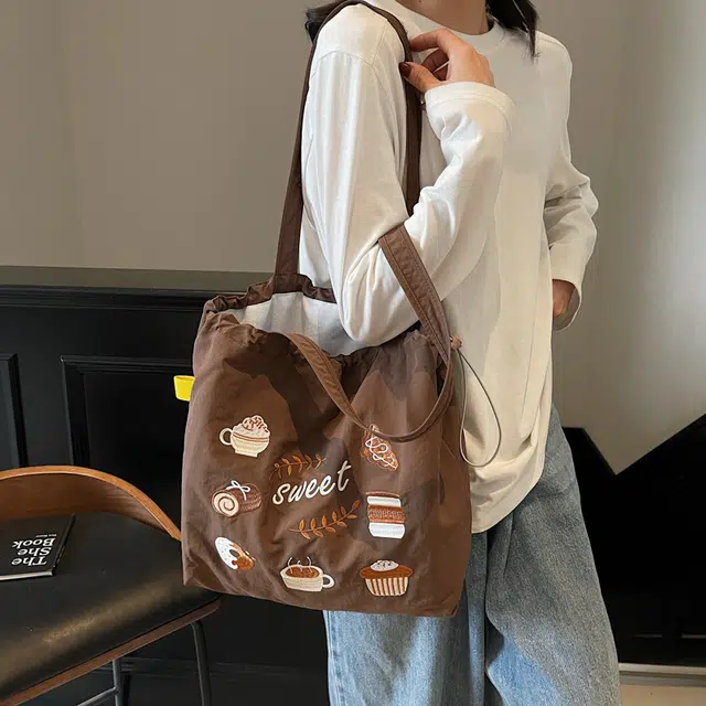泰迪珍藏 小众设计时尚可爱通勤包托特包 布 单肩包 常规 女款 多色