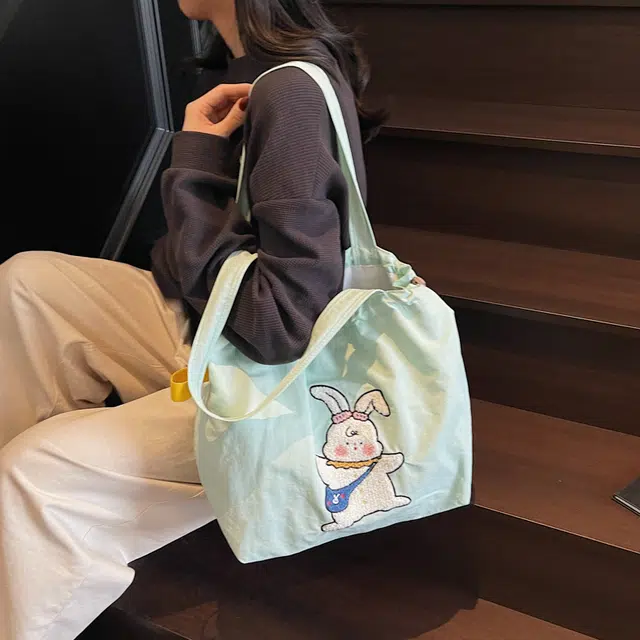 泰迪珍藏 小众设计时尚可爱通勤包托特包 布 单肩包 常规 女款 多色
