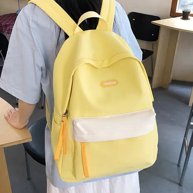 泰迪珍藏 日系简约学院风百搭韩版旅行背包 尼龙 双肩包 常规 女款 多色
