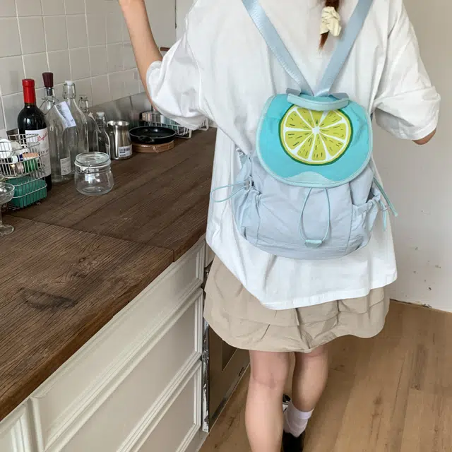 泰迪珍藏 简约百搭可爱水果轻便 尼龙 背包双肩包 女款 多色