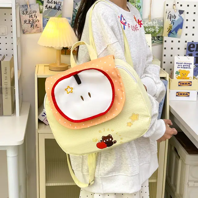 泰迪珍藏 苹果百搭高颜值 复合布 双肩包 女款 多色