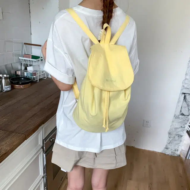 泰迪珍藏 简约文艺学院风 帆布 双肩包 女款 多色