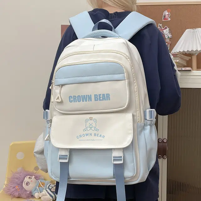 泰迪珍藏 韩系小清新百搭轻便 尼龙 双肩包 女款 多色