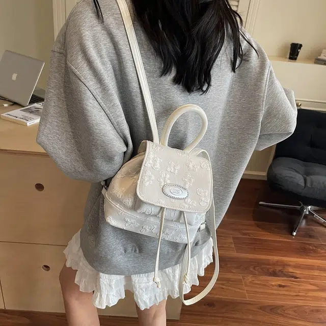 泰迪珍藏 学院风时尚潮流百搭 布 双肩包 女款 多色