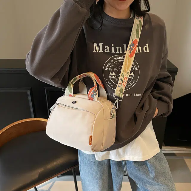 泰迪珍藏 休闲时尚百搭通勤 布 单肩斜挎手提包 常规 女款 多色