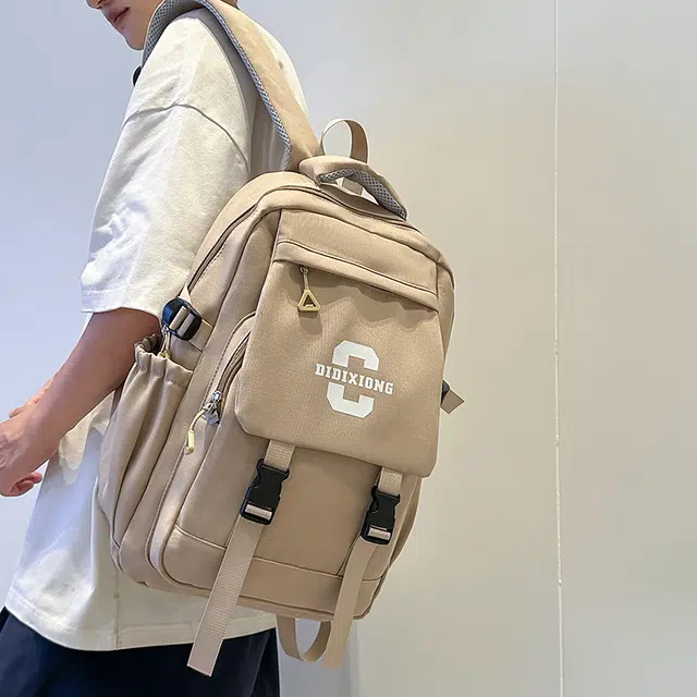 泰迪珍藏 经典复古休闲百搭 尼龙 双肩包 常规 男女同款情侣款 多色