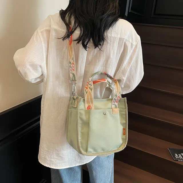 泰迪珍藏 托特包时尚简约百搭 布 单肩斜挎手提包 常规 女款 多色