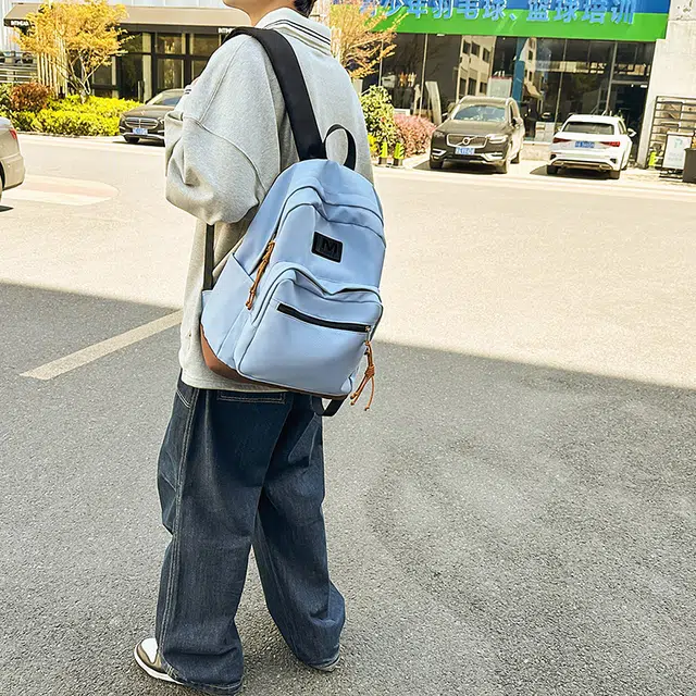 泰迪珍藏 高颜值超轻时尚 尼龙 双肩包 男女同款情侣款 多色