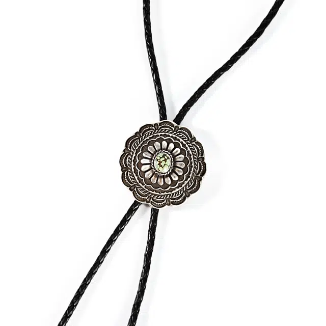 Hozho Concho Bolo Tie 925