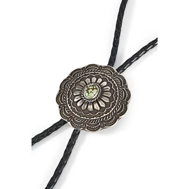 Hozho Concho Bolo Tie 925