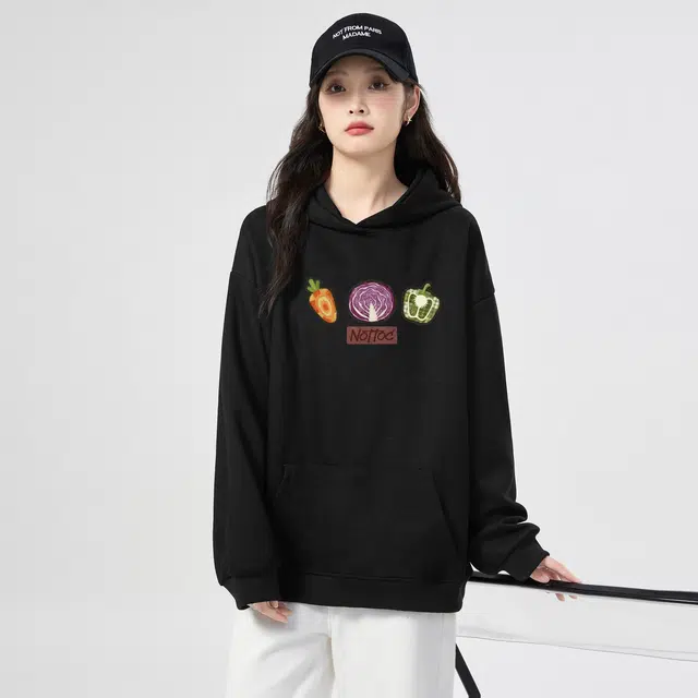 棉购 舒适时尚休闲简约卫衣 女款