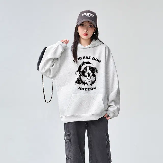 棉购 连帽薄款潮牌美式重磅卫衣 男女同款