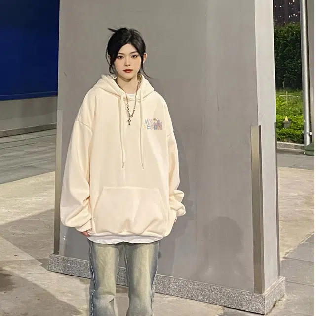 棉购 可爱卡通连帽时尚潮流百搭卫衣 女款