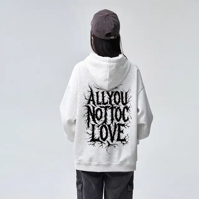 棉购 连帽美式宽松复古重磅卫衣 男女同款