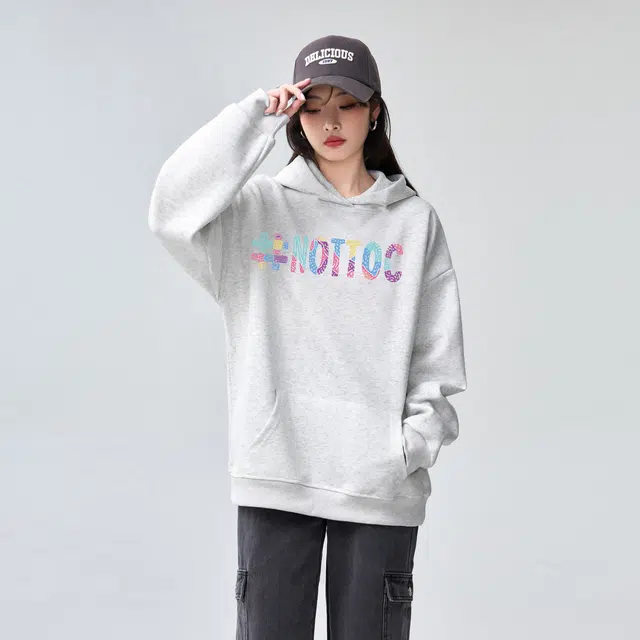 棉购 连帽春秋薄款秋冬加绒加厚潮流学生美式重磅外套卫衣 男女同款