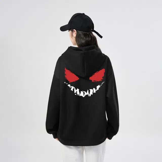 棉购 连帽潮流薄款宽松慵懒长袖卫衣 男女同款