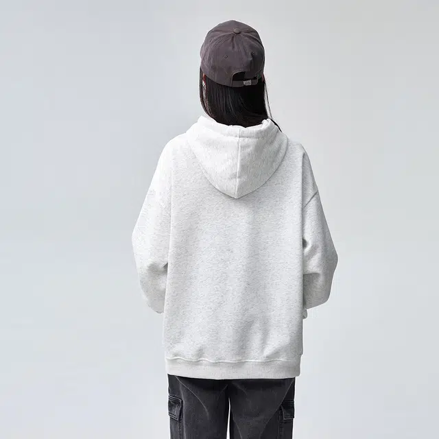 棉购 基础款连帽美式潮流重磅卫衣 男女同款