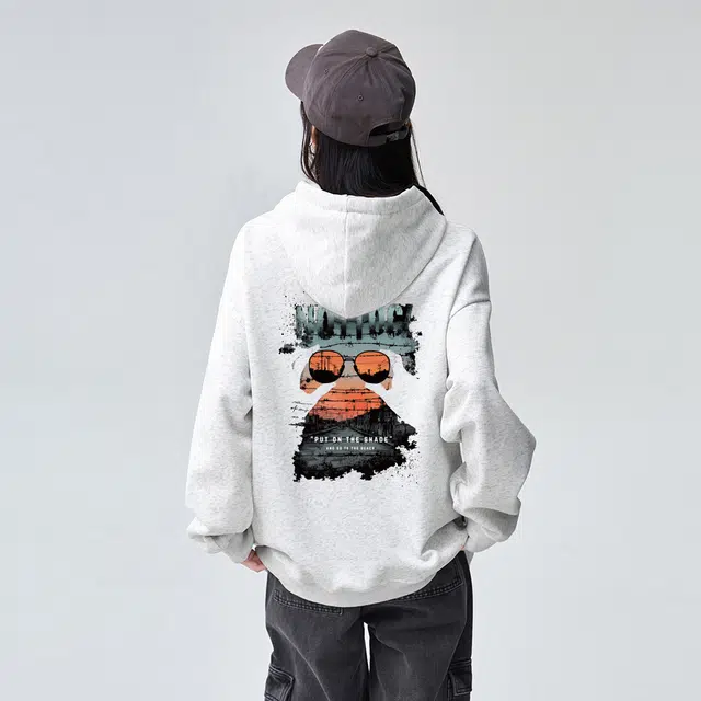 棉购 连帽春秋学生秋冬加绒加厚潮流美式重磅外套卫衣 男女同款