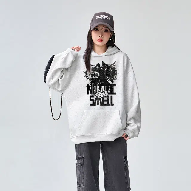 棉购 基础款连帽美式潮流重磅卫衣 男女同款