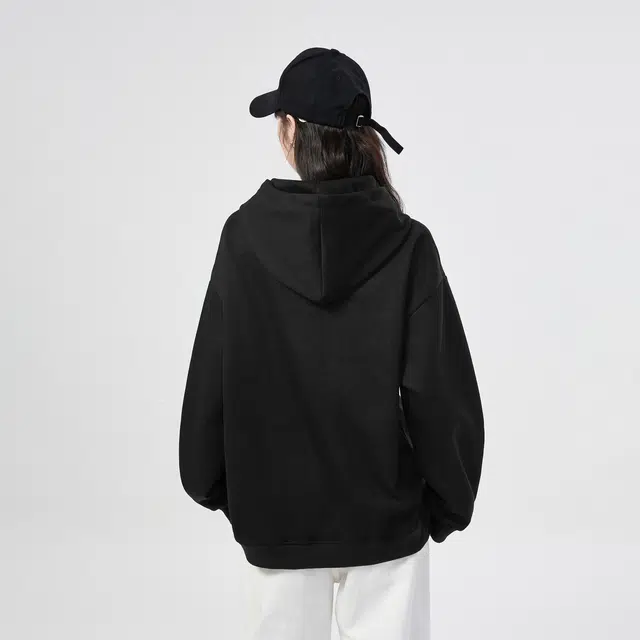 棉购 连帽美式宽松慵懒百搭舒适休闲长袖卫衣 男女同款